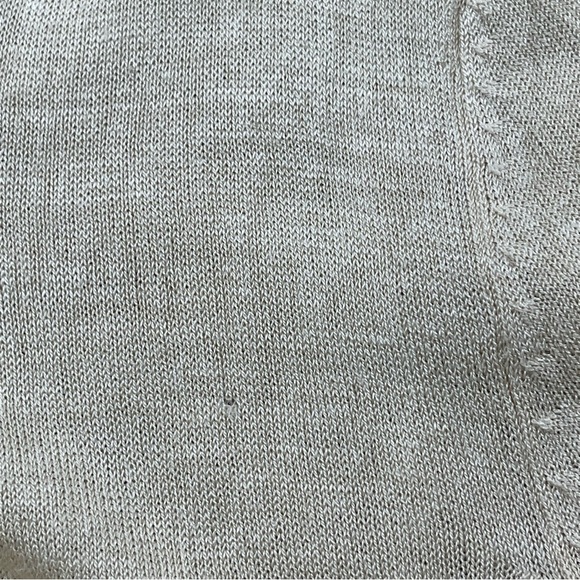 Fenn Wright Mason Cardigan Sweater Womens 16 Cream Beige 100% Silk Top Closure - Picture 9 of 10
